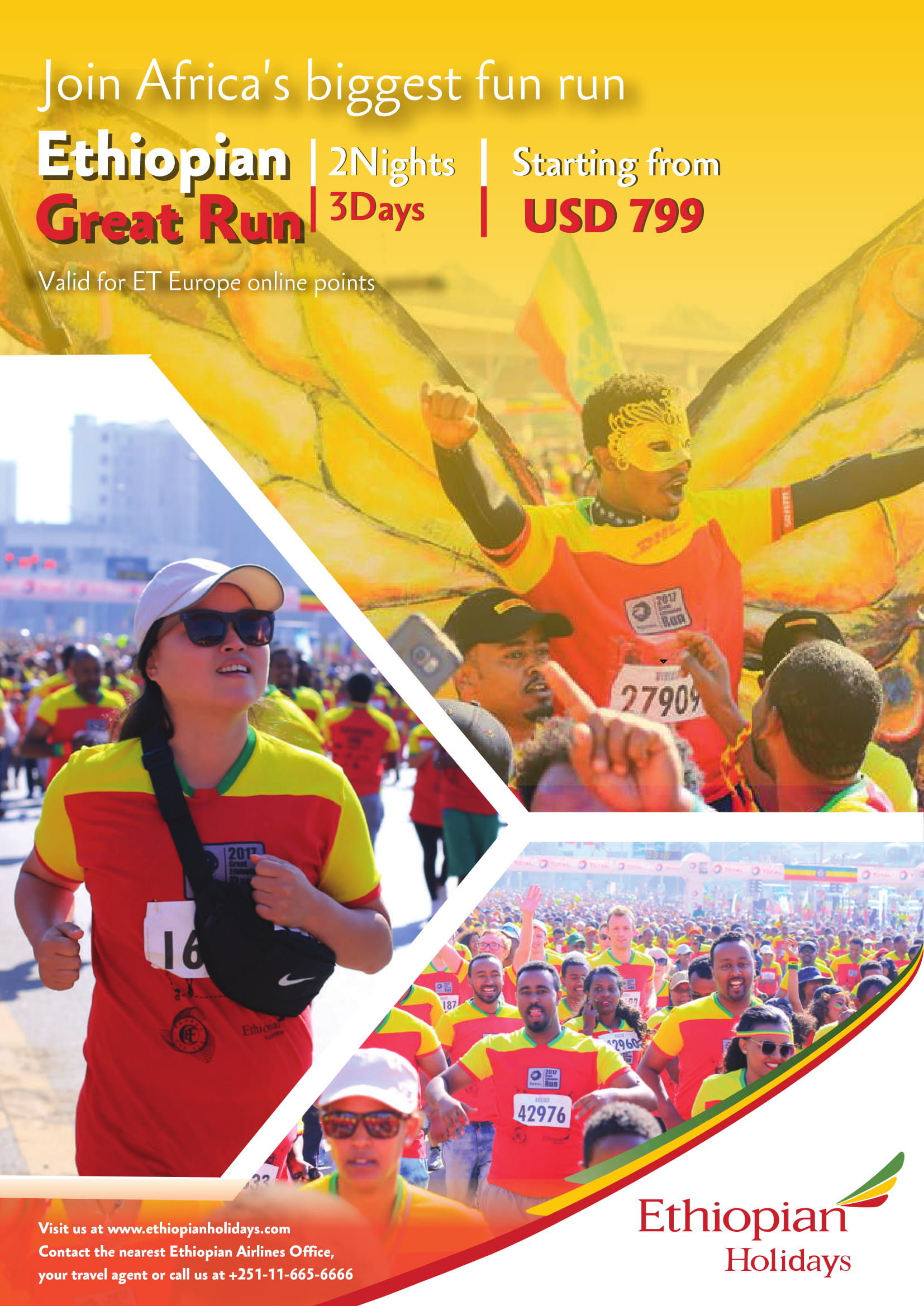 Ethiopian Airlines Promotion Joint the Great Ethiopian Run! Embassy
