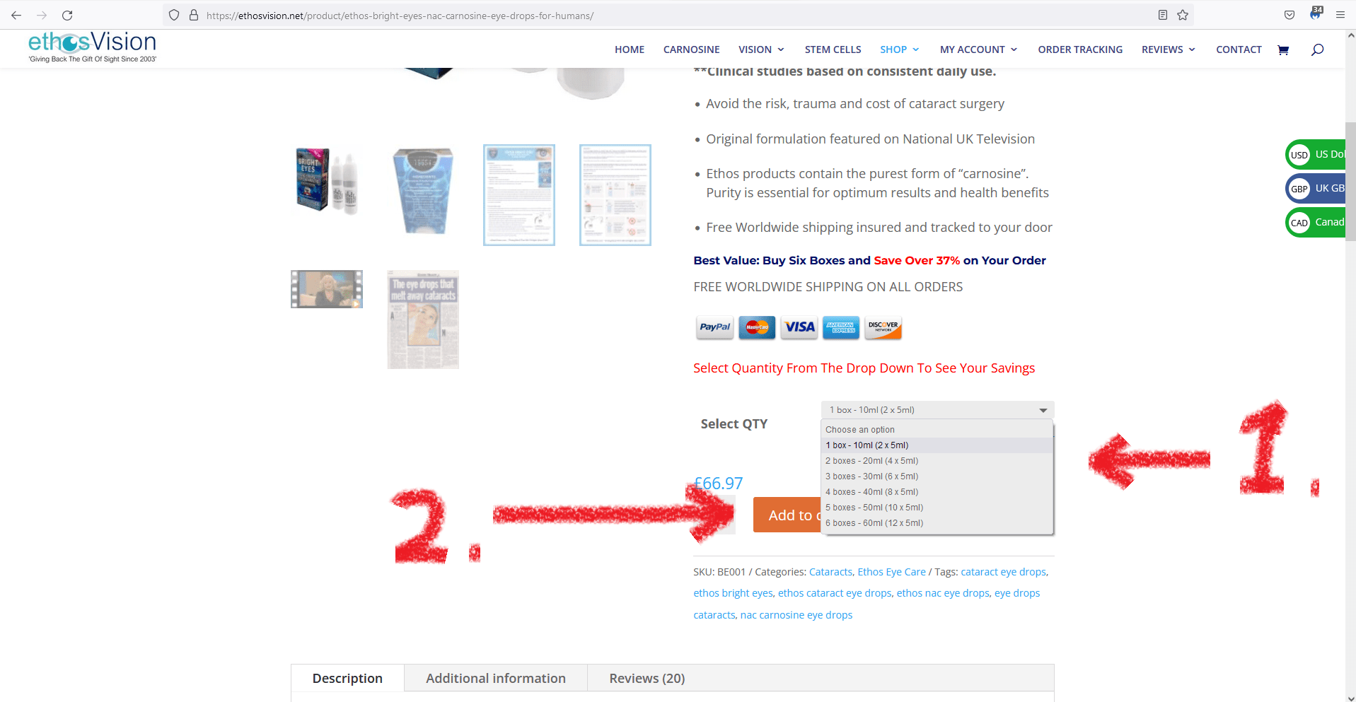 How To Place An Order And Apply Ethos Discount Codes ethosVision