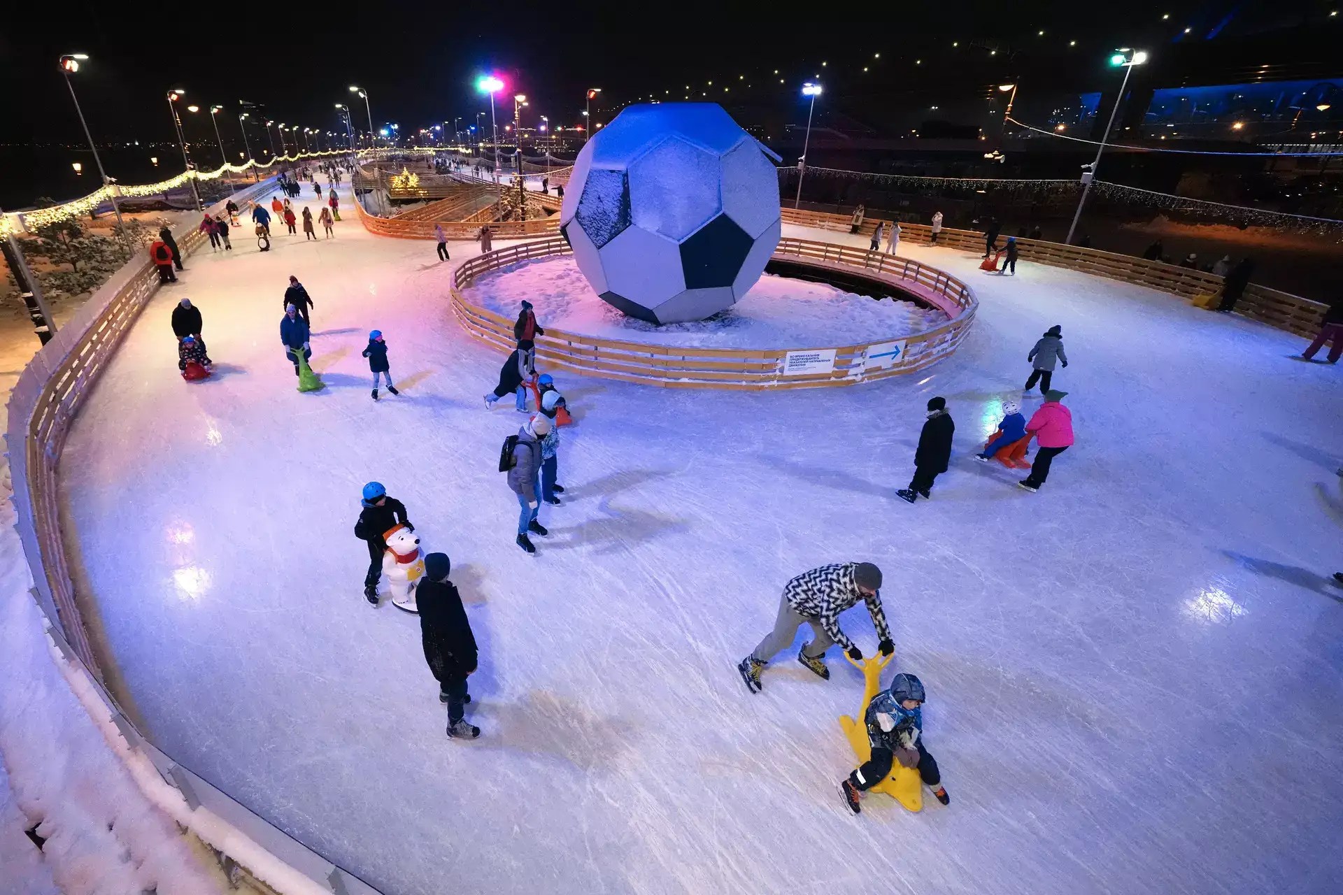 Eight years after project sanction, Asia’s biggest ice skating rink in