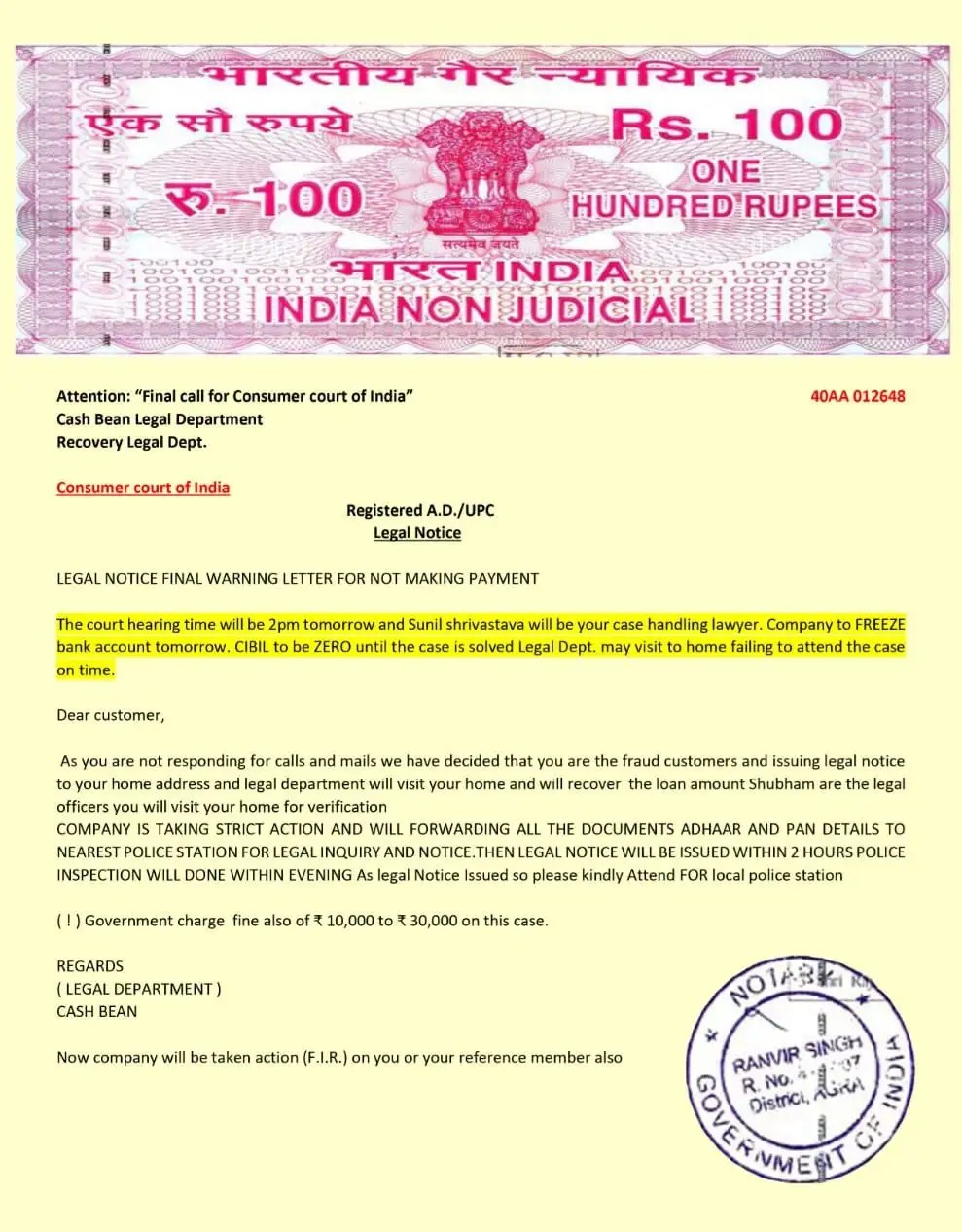 Fraud Reporting To Rbi By Nbfc