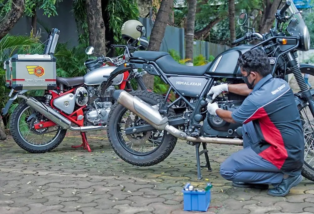 Royal Enfield DoorStep Service on Bike » MotorOctane