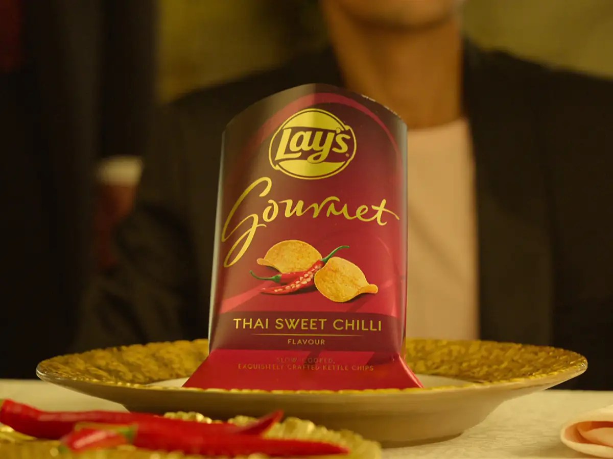 Lay's Gourmet Potato Chips Thai Sweet Chilli, Crispy, 55 G
