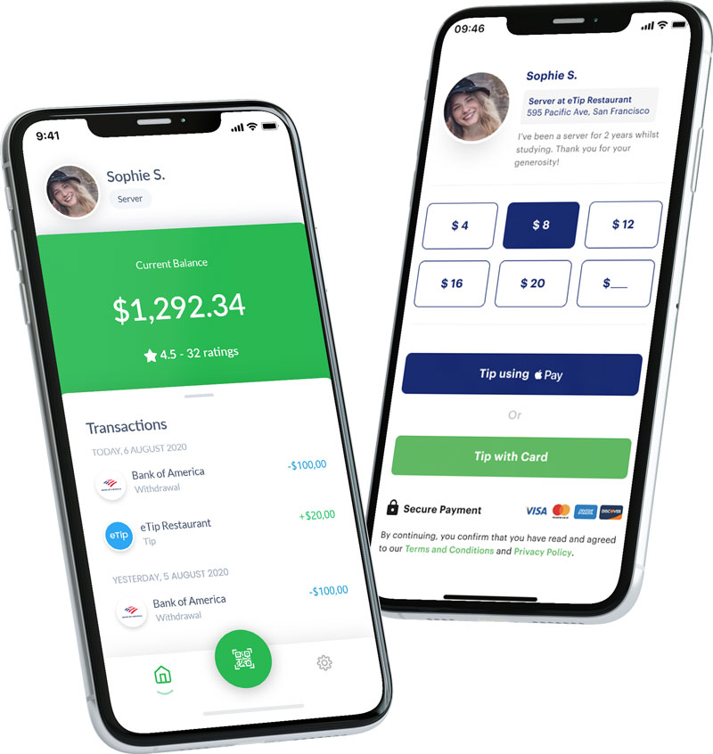 Cashless Tipping for Individuals Get Started for Free eTip.io