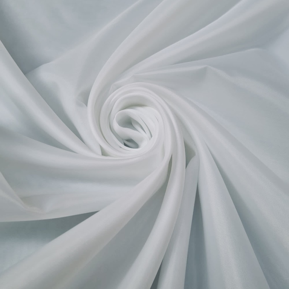 White lining fabric by the meter for lining your garments and creating