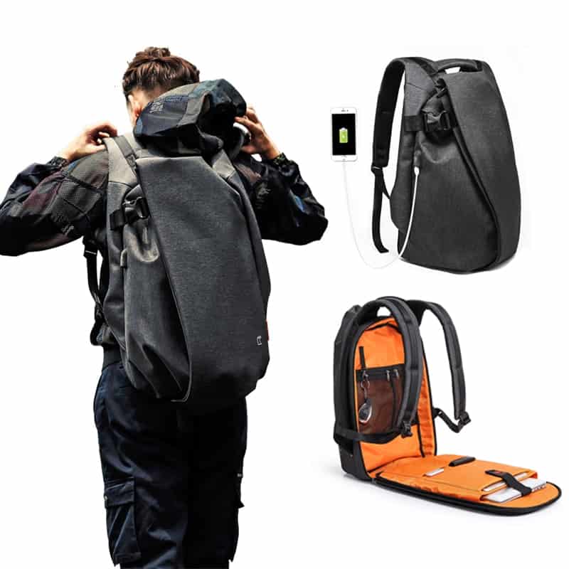 USB Port Waterproof Backpack Etobillion