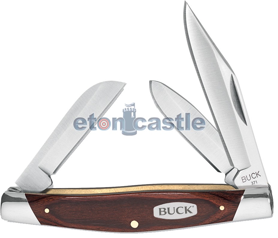 EDC Buck Knife Folder Stockman Eton Castle