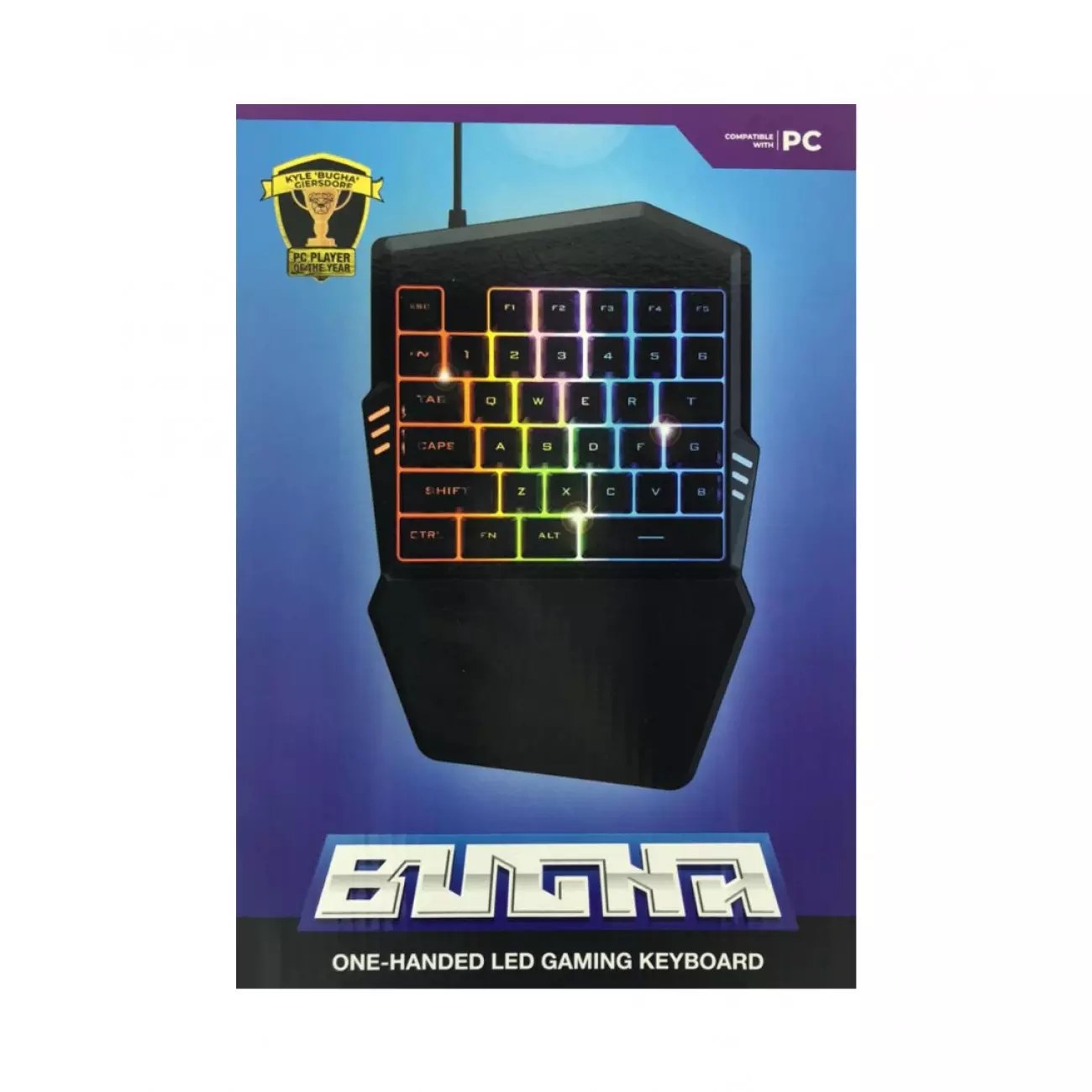BUGHA ONEHANDED LED GAMING KEYBOARD Etronixtt
