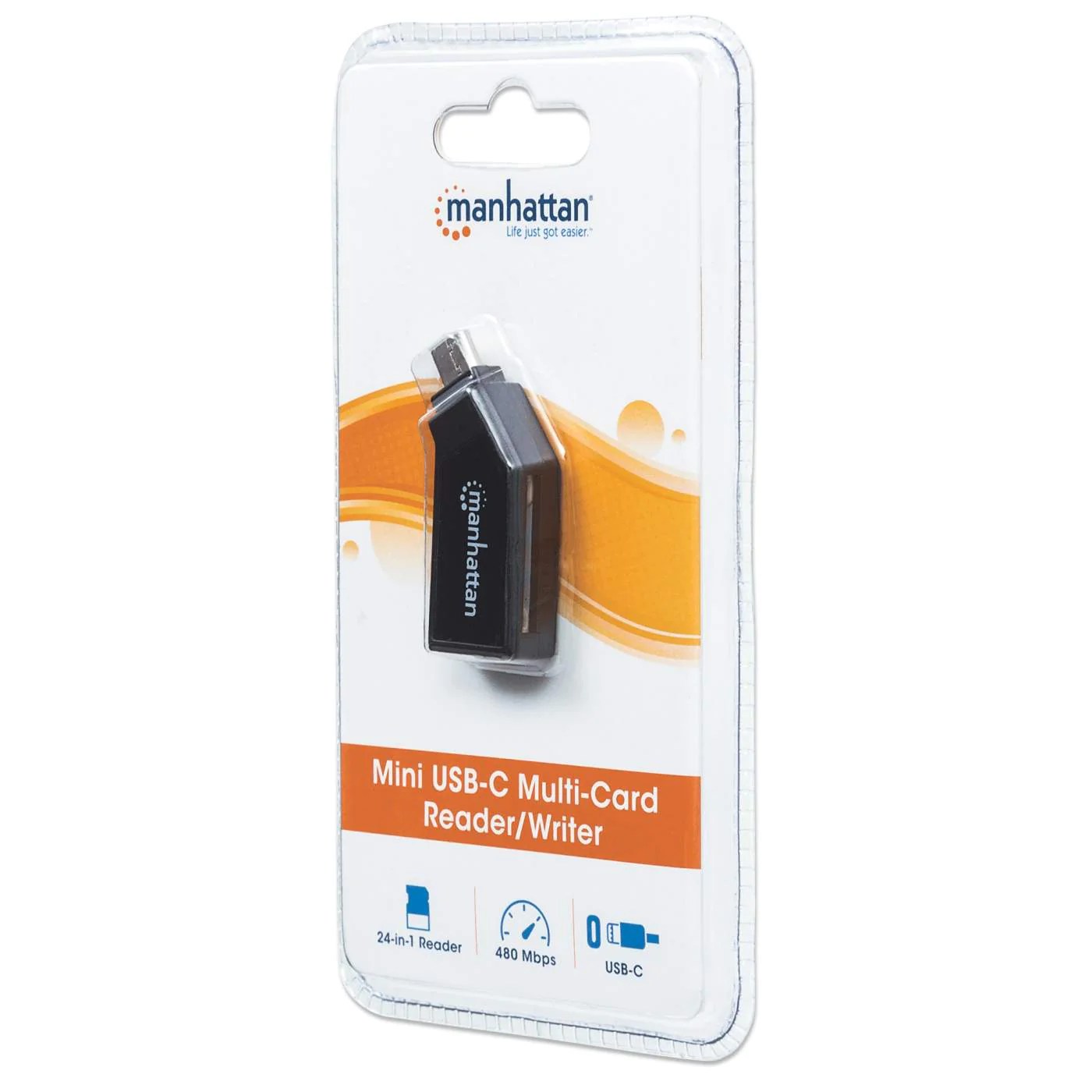 Manhattan USBC Mini MultiCard Reader/Writer Etronixtt
