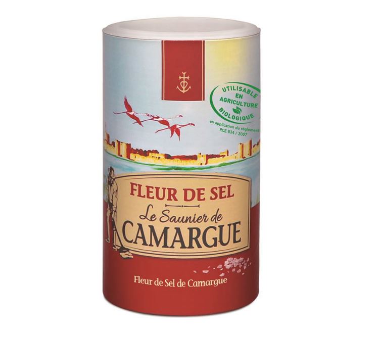 FLEUR DE SEL CAMARGUE BOITE 1 KG Établissements DRAP