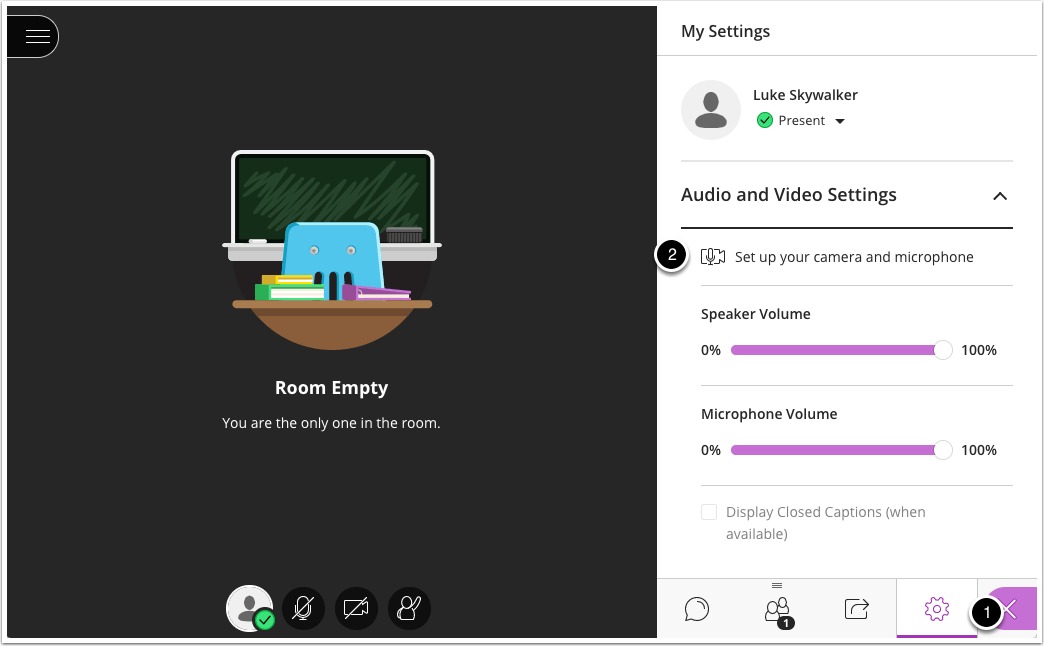 Recording a meeting in Blackboard Collaborate Ultra Educational