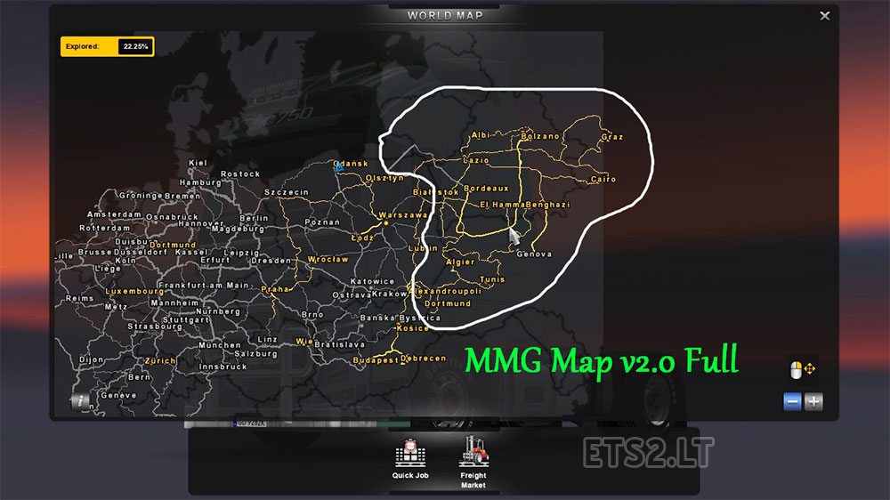MMG MAP (ETS2) Full v2.0 ETS2 mods