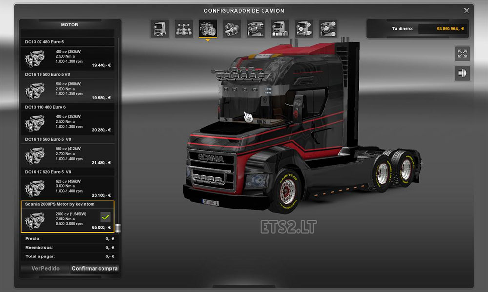 Scania Engine | ETS 2 mods - Part 2