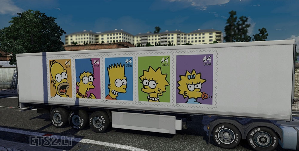 The Simpsons Trailer ETS2 mods