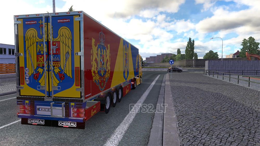 DAF XF Euro 6 Romania Metallic Paint Job ETS2 mods