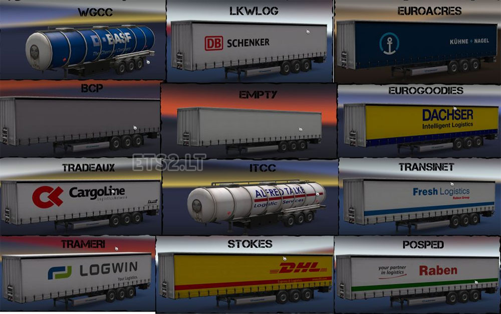 Company Trailer Pack ETS 2 mods