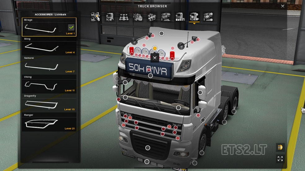 DAF XF 105 modified ETS 2 mods