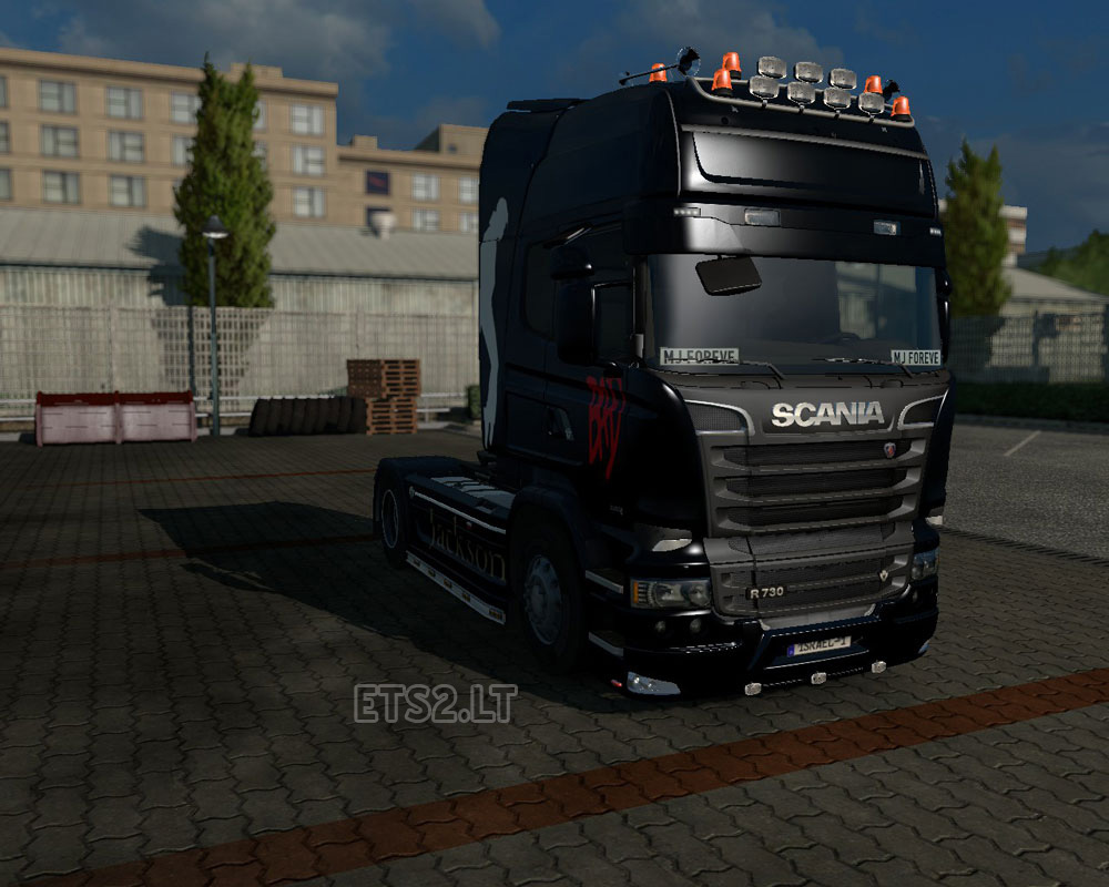 Scania Streamline Michael Jackson Skin | ETS2 mods