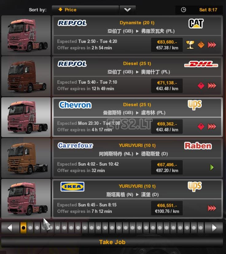 Truck Skins ETS 2 mods