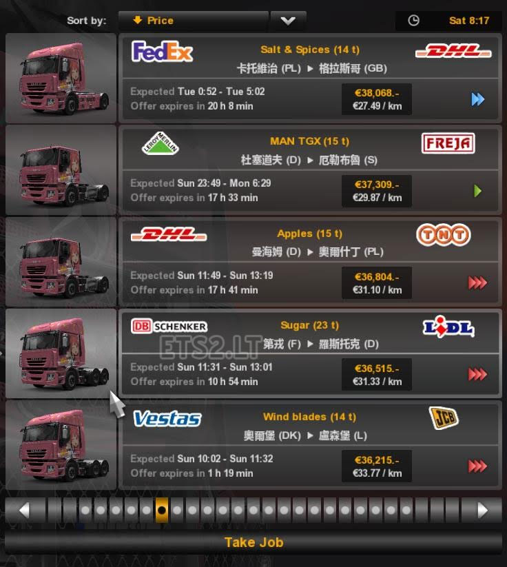 quick job ETS 2 mods