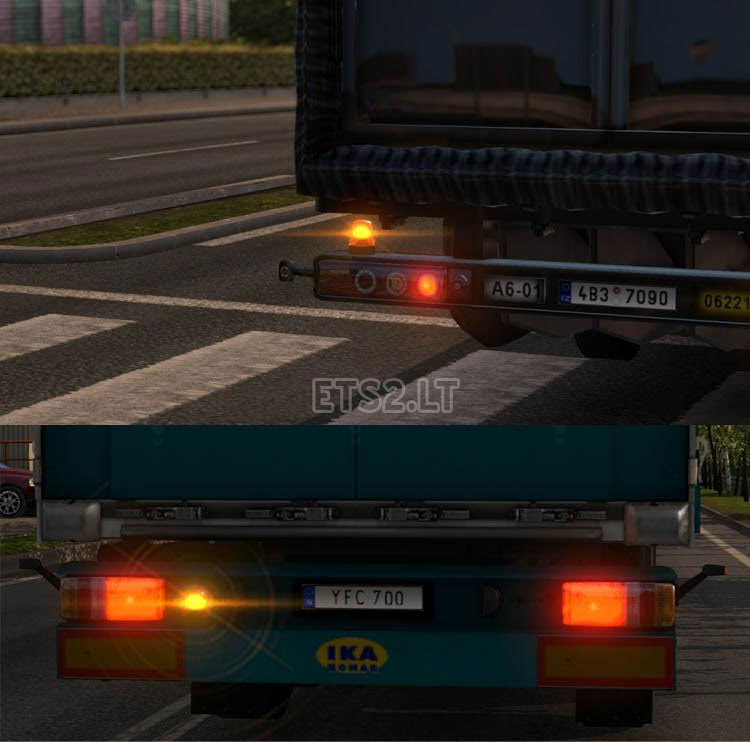 Trailer Brake Beacon ETS2 mods