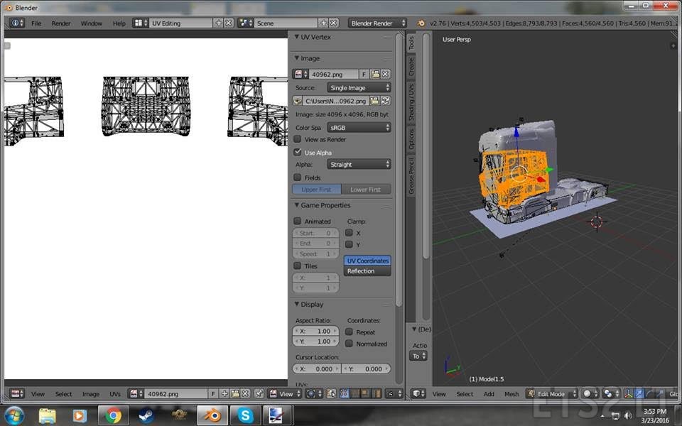 Template for Scania Streamline by SCS | ETS 2 mods
