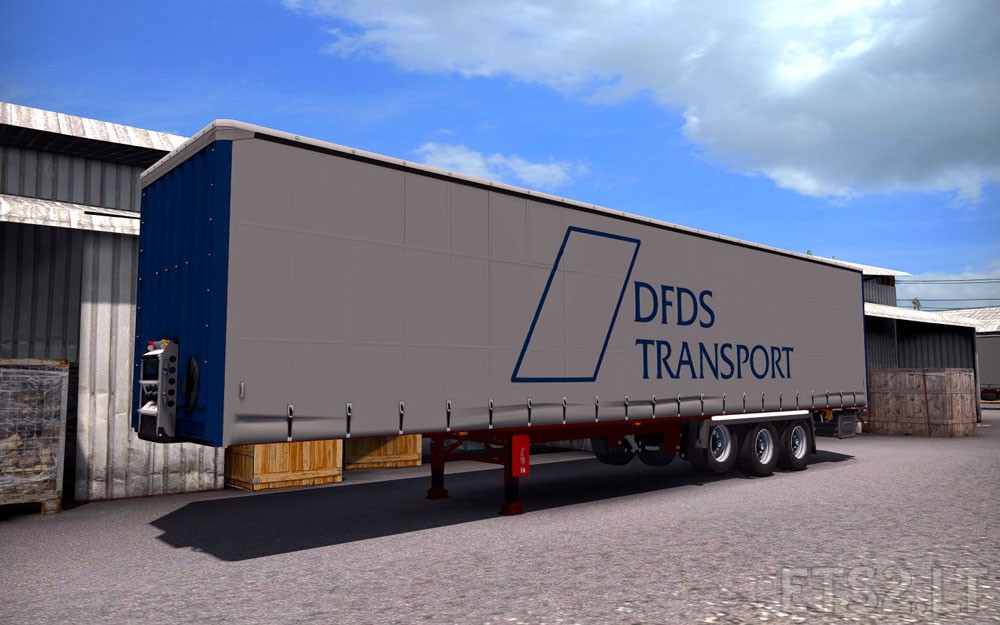 DFDS Transport Trailer ETS2 mods