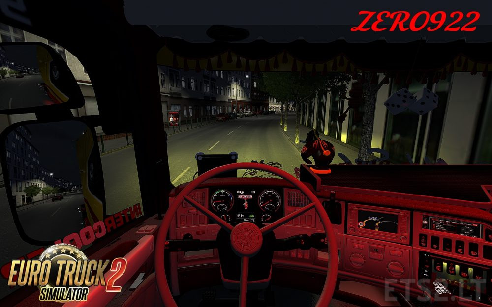 Scania RS & T (RJL) Yellow Xenon Light 3000K | ETS 2 mods