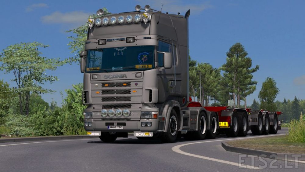 Scania 4 series V8 sound by Kriechbaum | ETS 2 mods