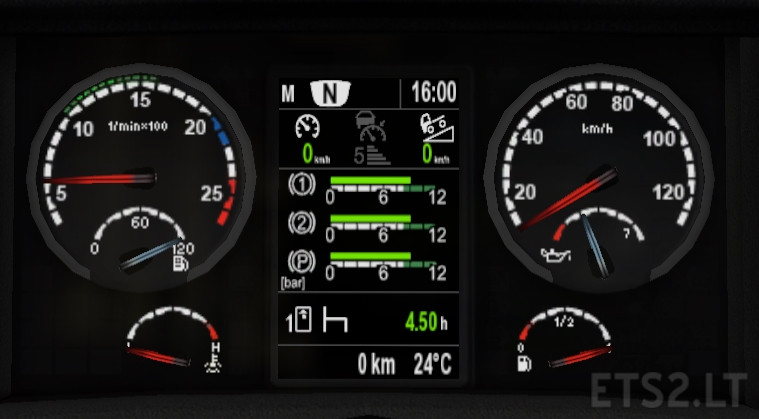 Scania Dashboard Computer for 1.30 game version ONLY | ETS ...