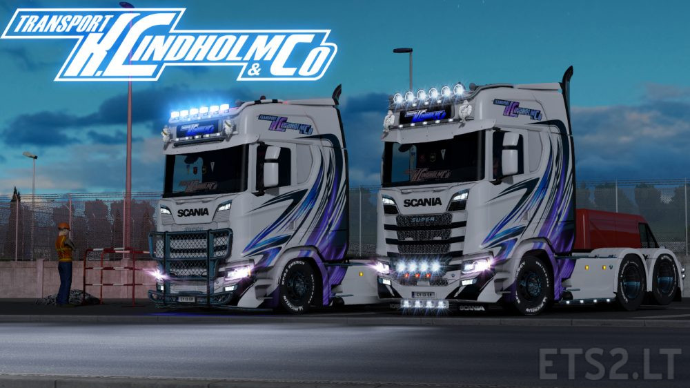 Transport K Lindholm & Co Paintjobs ETS2 mods