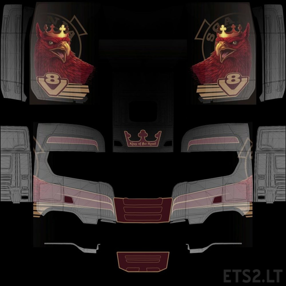 Scania New Gen Full Template | ETS 2 mods
