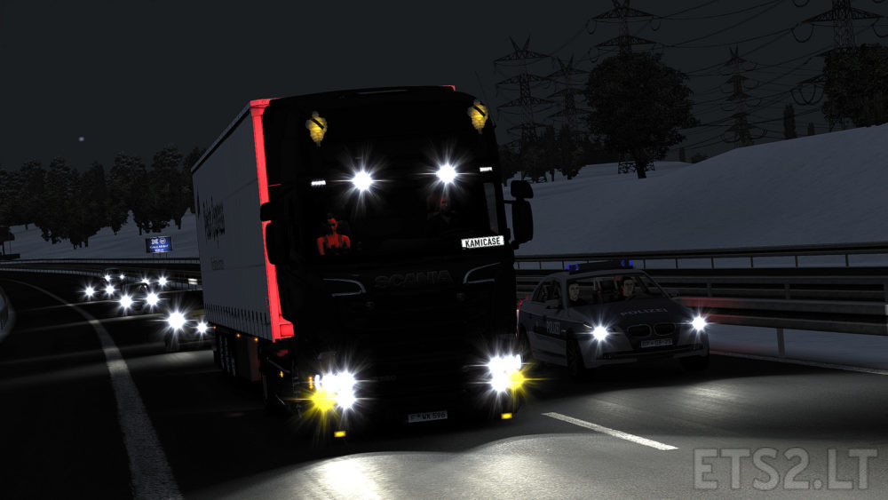 Realistic Lights For ETS2 1.32 | ETS2 mods