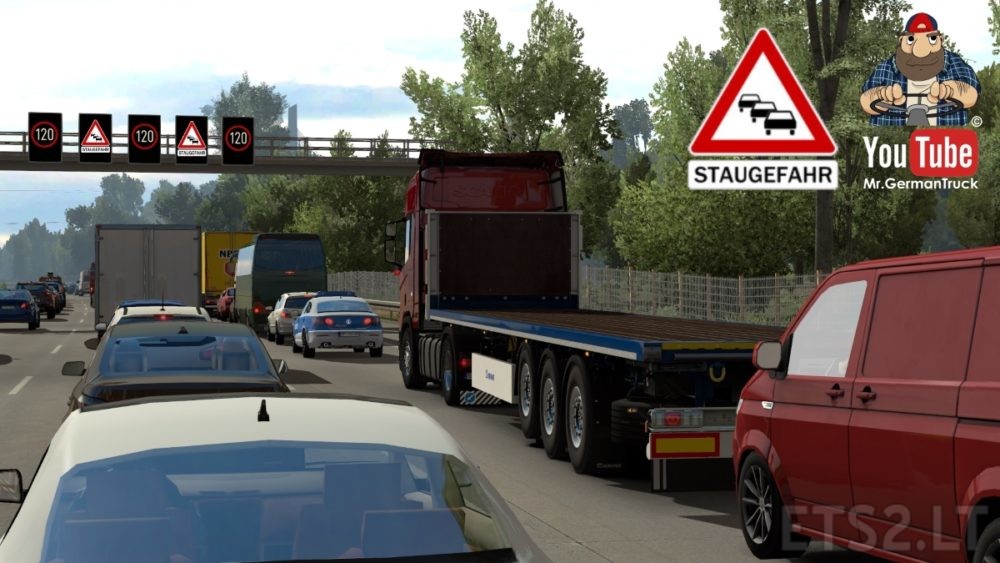 stau ETS2 mods