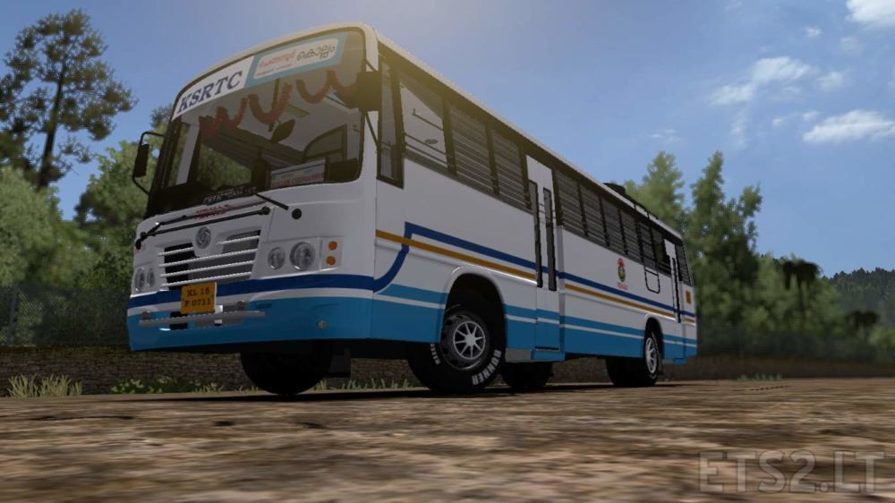 KSRTC Ordinary Bus Skin ETS 2 mods
