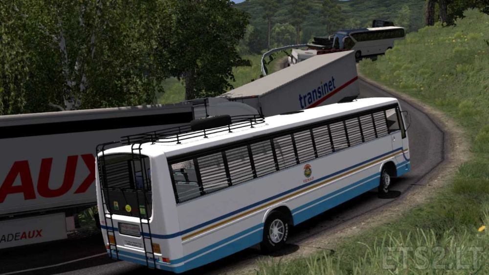 KSRTC Ordinary Bus Skin ETS2 mods