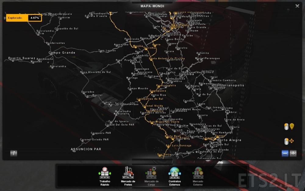 Profile Map EAA Normal by restanho 1.35 ETS2 mods
