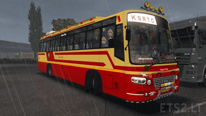 Indonesia Bus Simulator Skin Ksrtc livery truck anti gosip