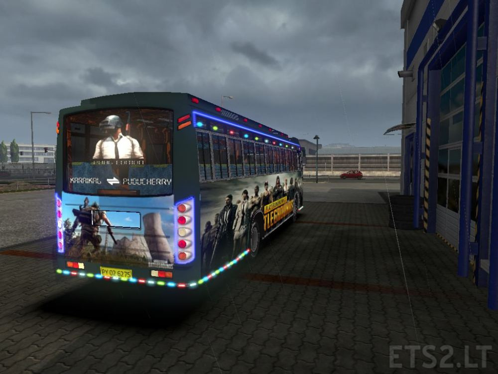 Maruti bus skin ETS2 mods