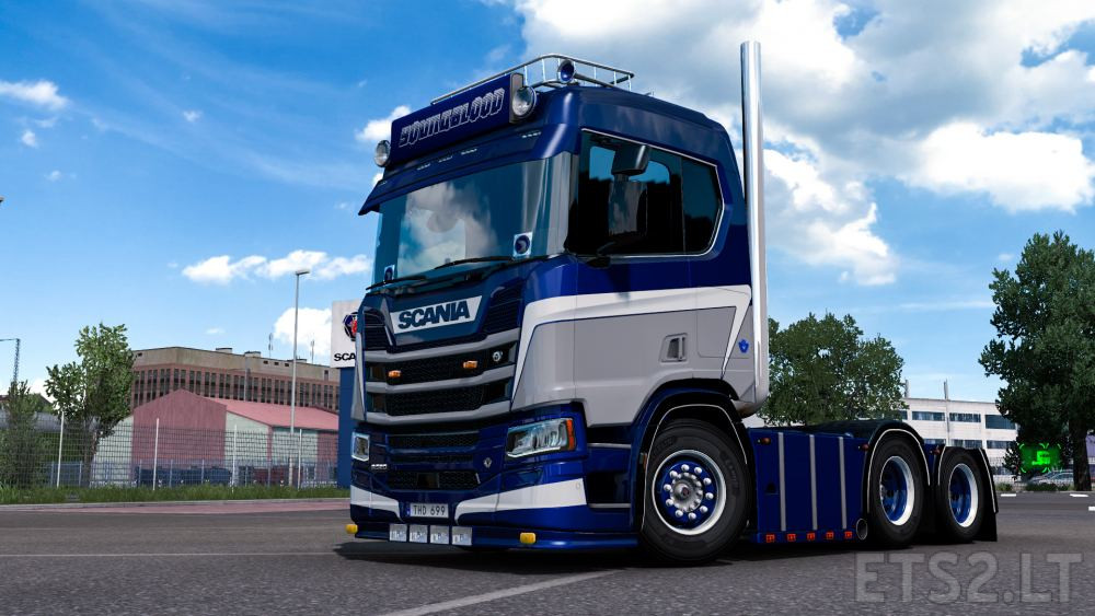 Changeable metallic Skin for Scania R ETS2 mods