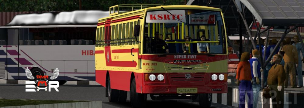 KSRTC Bus Mod Team EMR 1.3137 ETS2 mods
