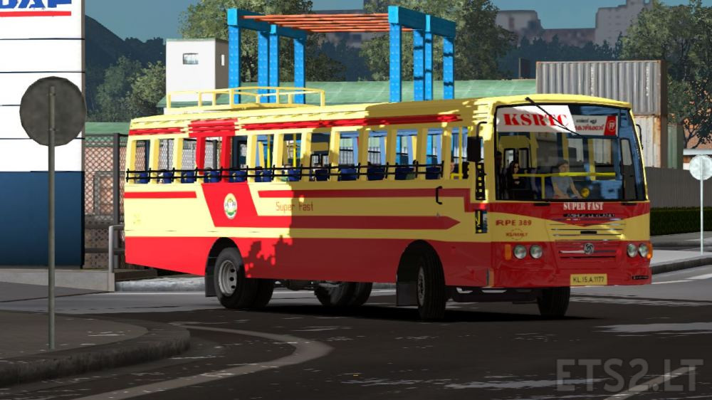 KSRTC Bus Mod Team EMR 1.3137 ETS2 mods