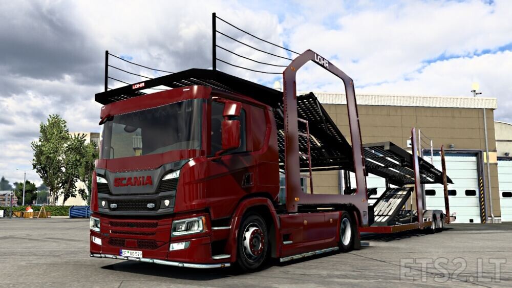 Scania P Cartransporter for Eugene Scania Pack ETS2 mods
