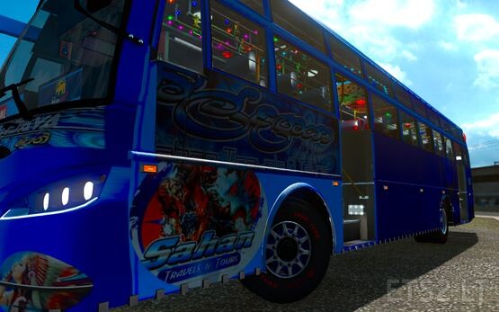 sri lankan bus skin ETS2 mods