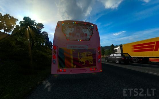 sri lankan bus skin ETS2 mods
