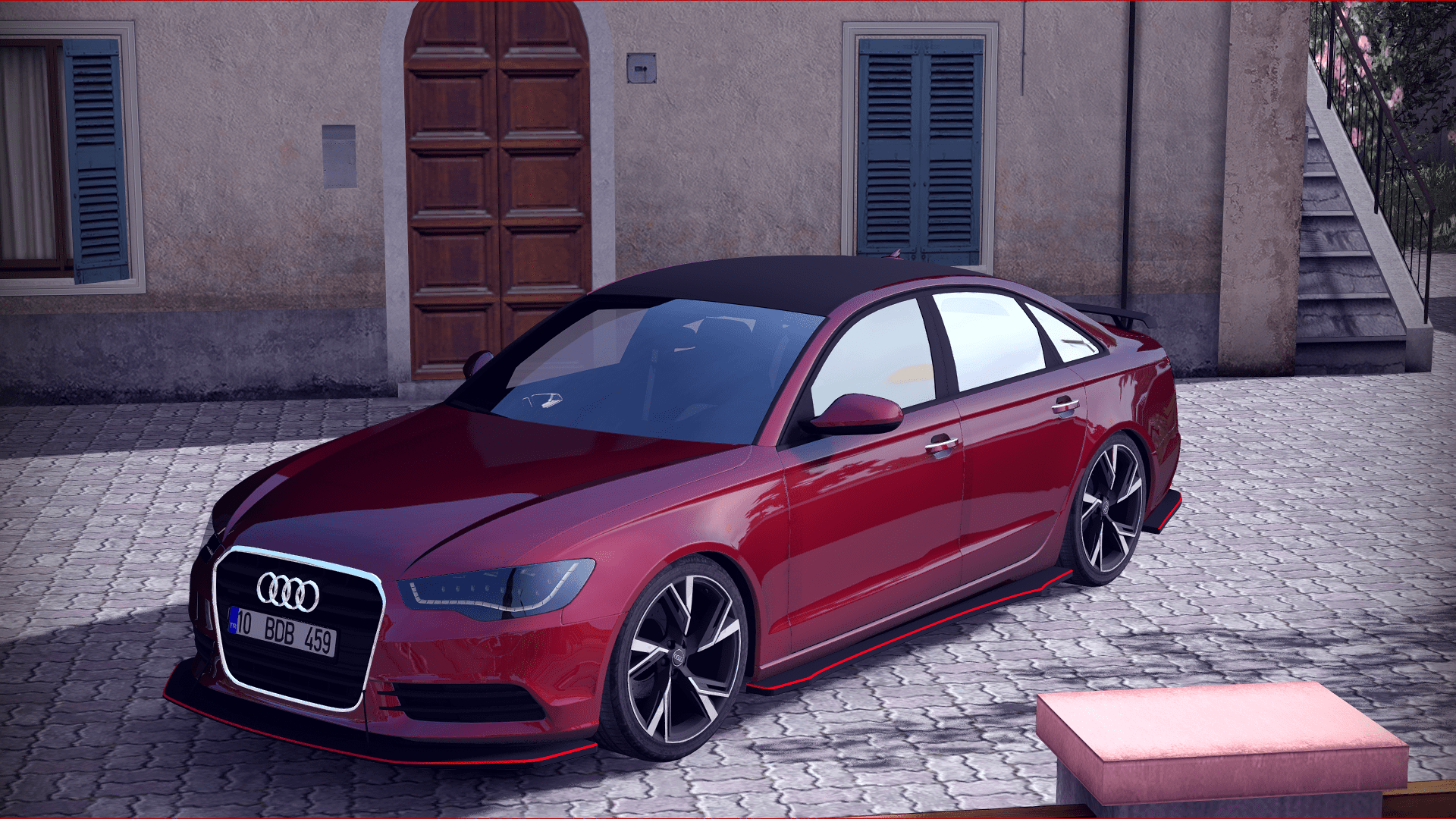 Audi A6 Stance 1.37 ETS2 mods Euro truck simulator 2 mods ETS2MODS.LT