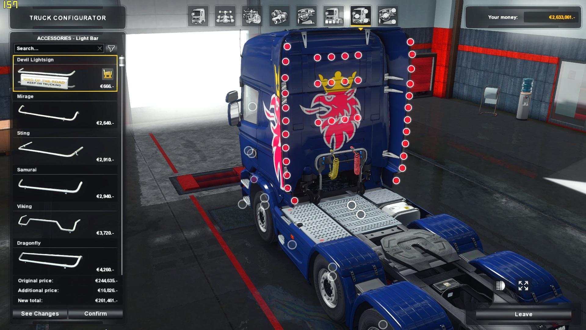 Devil Lightsign 1.31.x ETS2 mods Euro truck simulator 2 mods