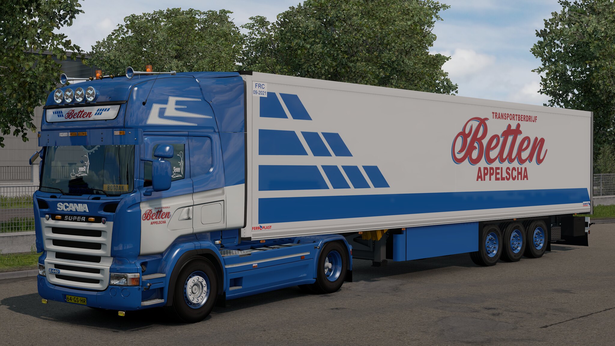 BETTEN skinpack ETS2 mods Euro truck simulator 2 mods ETS2MODS.LT