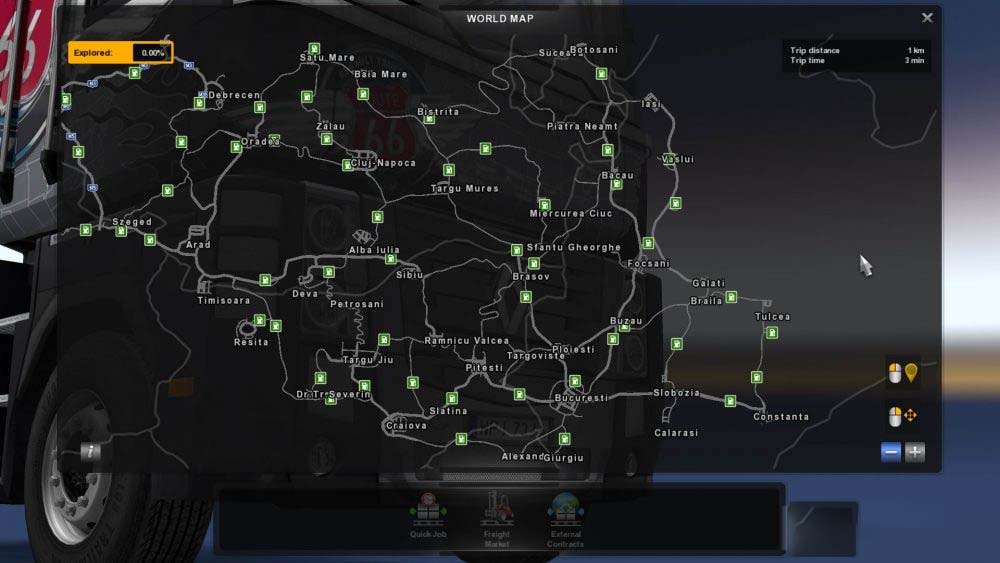 ROMANIA EXTENDED MAP 0.9 BETA ETS2 mods Euro truck simulator 2 mods