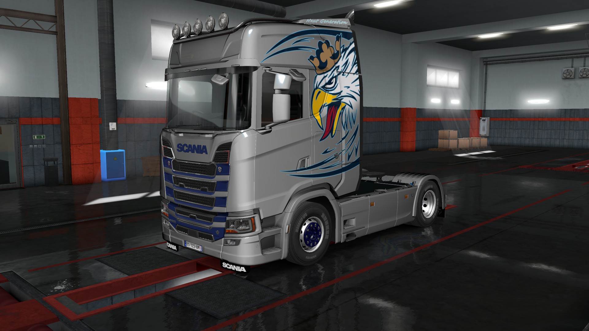 Scania S Griffin skin ETS2 mods Euro truck simulator 2 mods