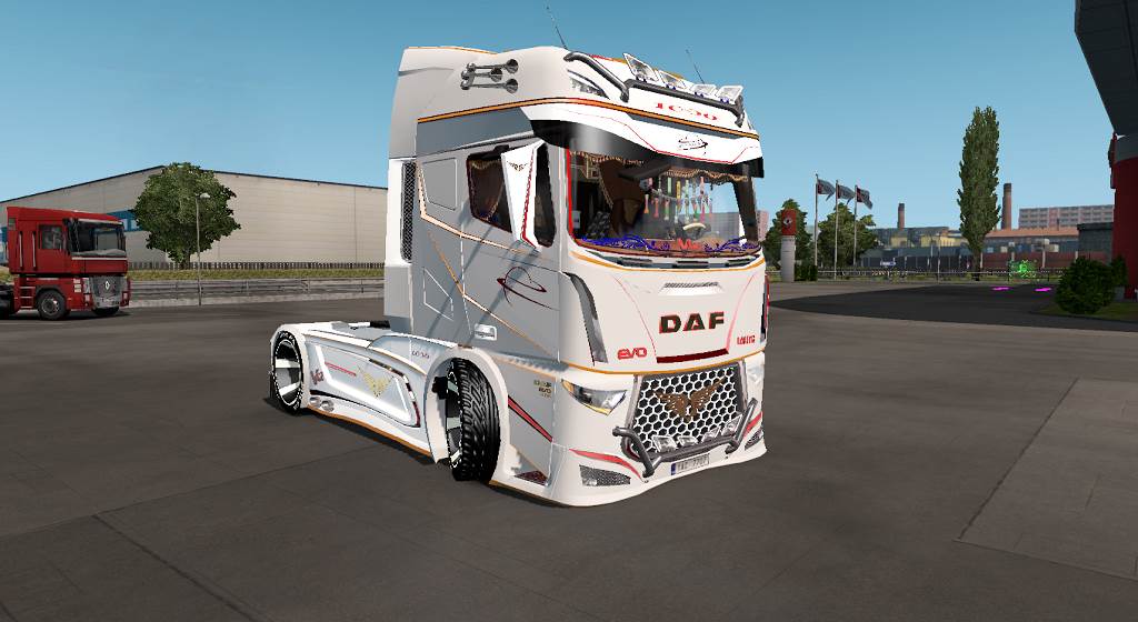 DAF EVO WING V12 ETS2 mods Euro truck simulator 2 mods ETS2MODS.LT